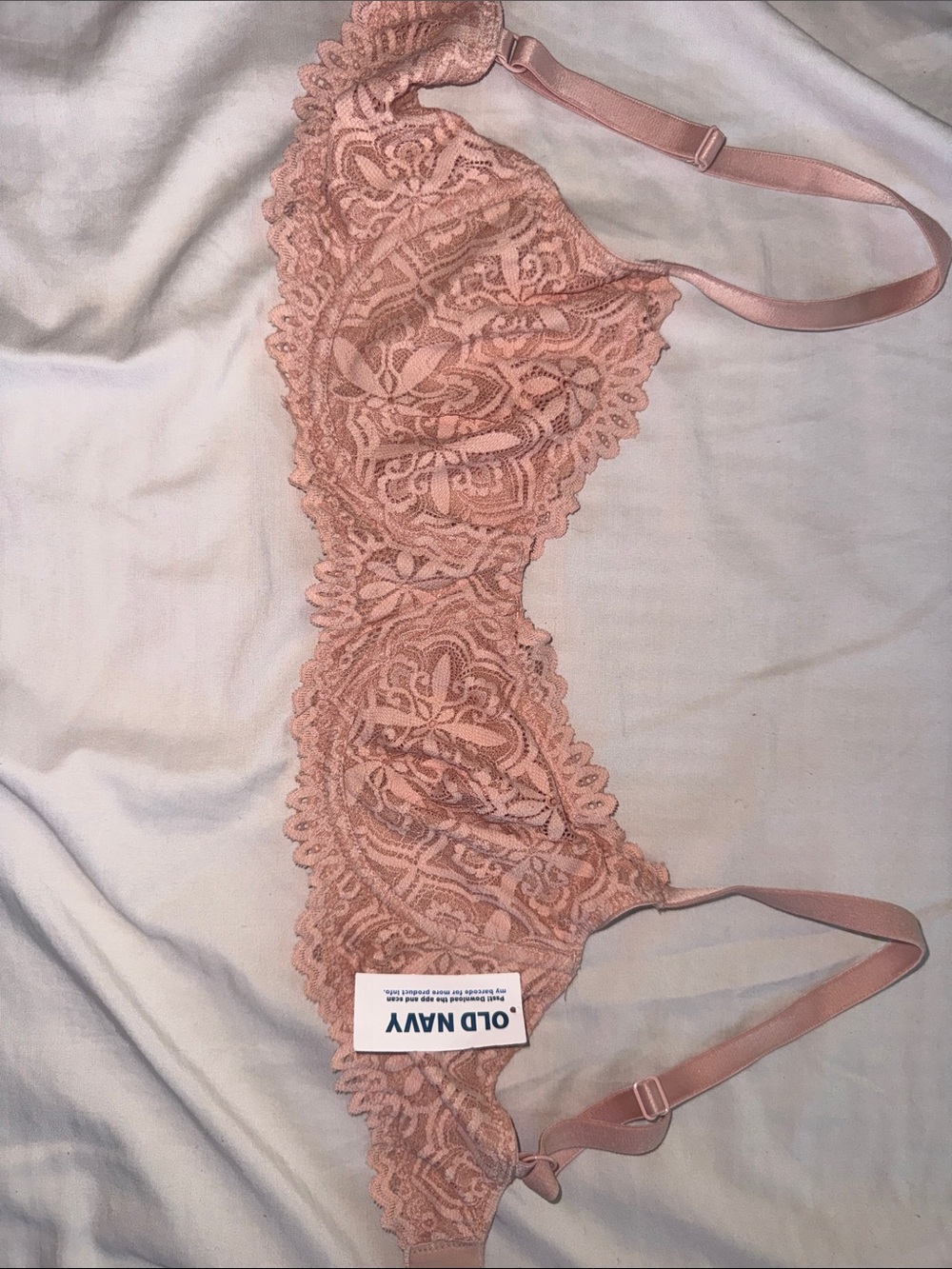 Old Navy Dusty Rose Lace Bralette